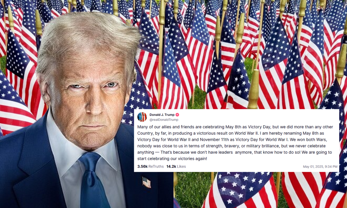 Trump announces plan to rename Veterans Day and V-E Day to celebrate U.S. military victories