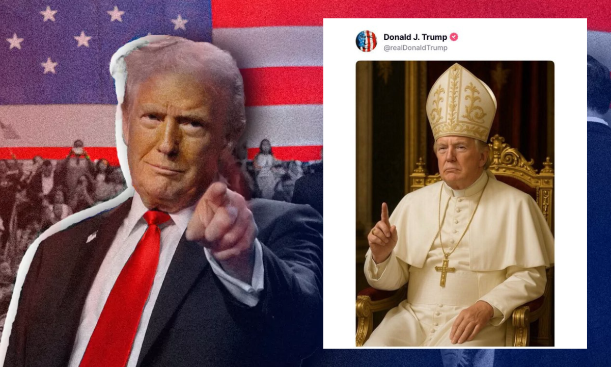 Trump dressed as the Pope: White House image causes uproar on social media
