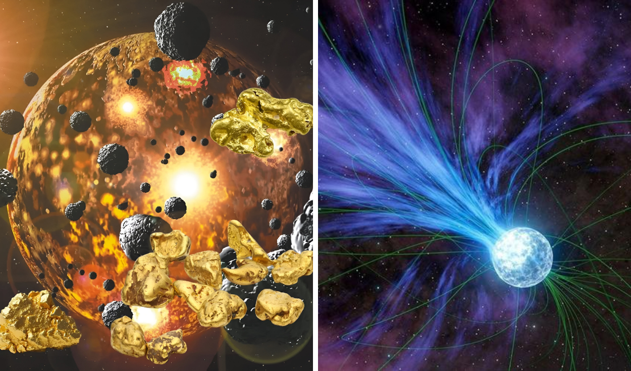 Source of gold in the cosmos: Scientists propose magnetars as potential new source of cosmic gold
