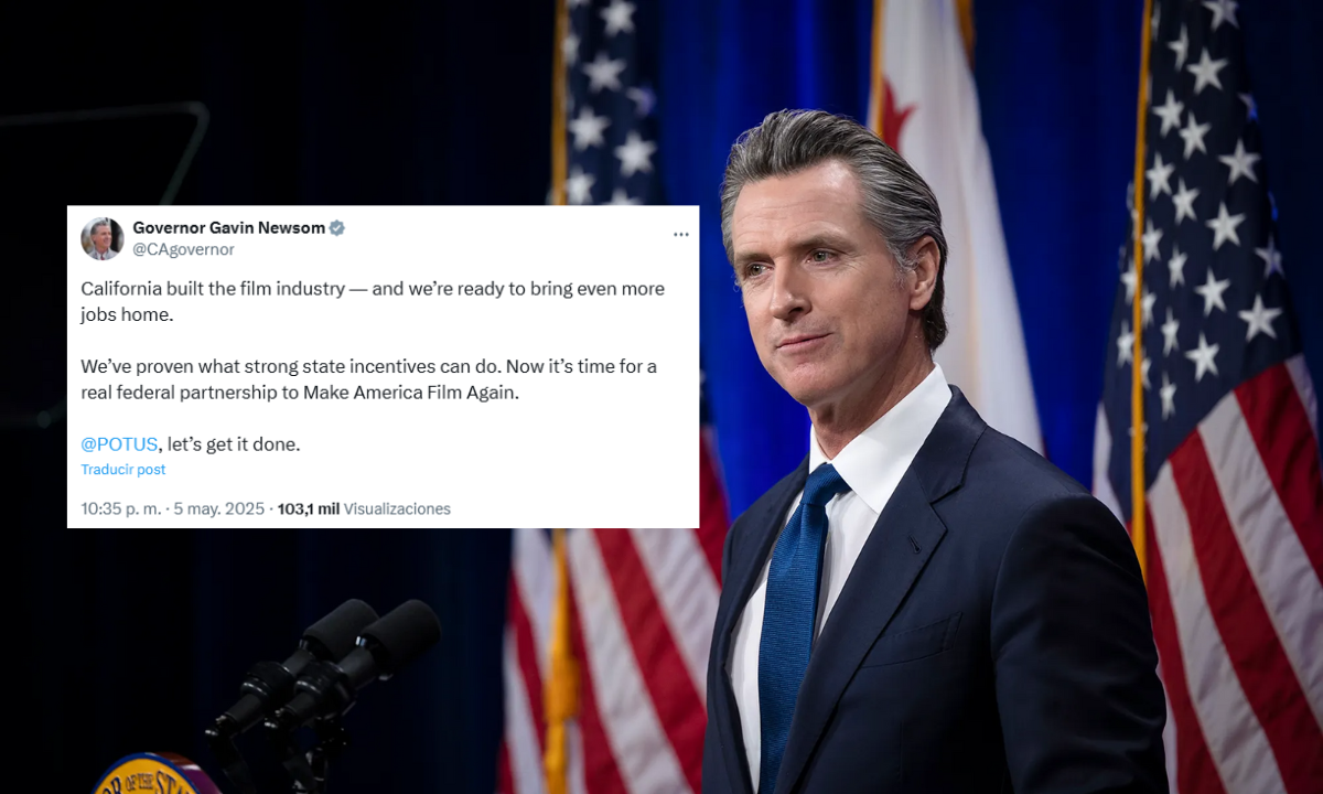 Governor Newsom proposes $7.5B federal film tax credit in response to Trump's foreign film tariffs