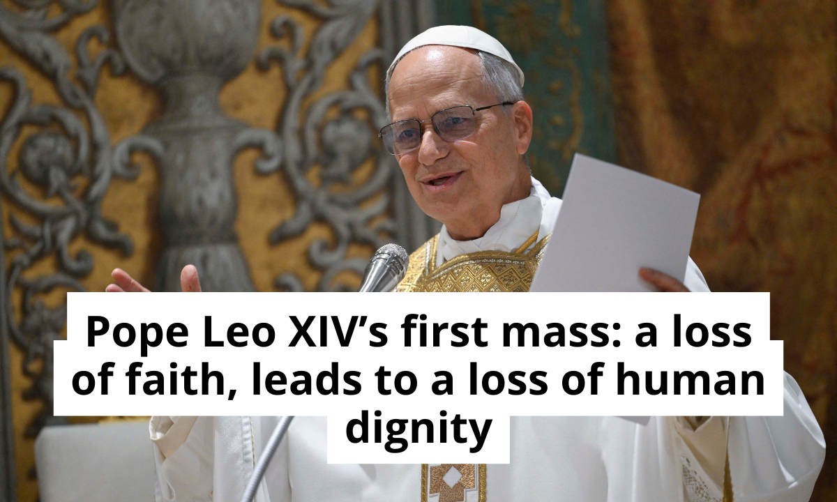 Pope Leo XIV’s first mass: American pontiff addresses crisis in faith and humanity