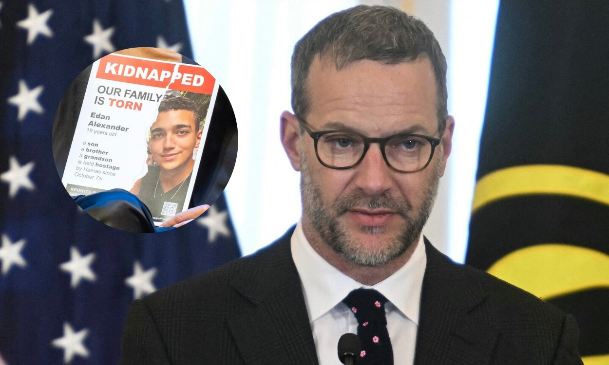US sends Hostage envoy Boehler to Israel with family of missing American Edan Alexander