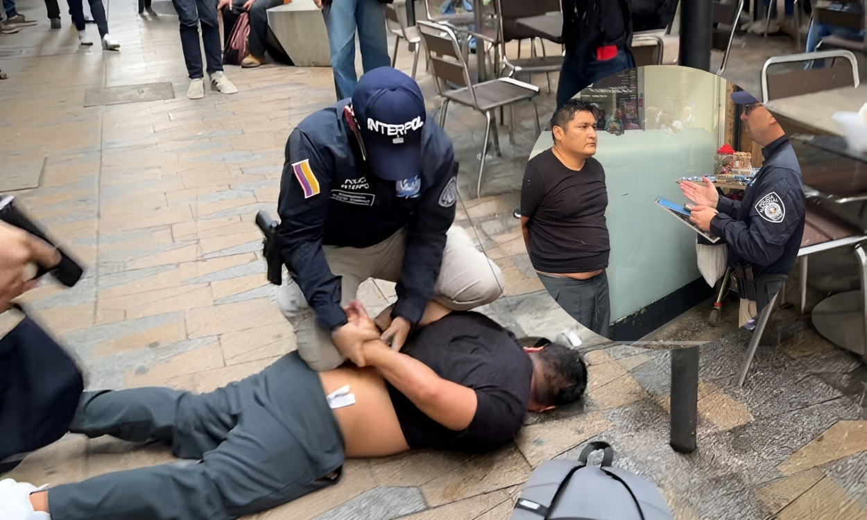 This is the exact moment ‘Cuchillo’ was captured in Colombia for the Pataz massacre