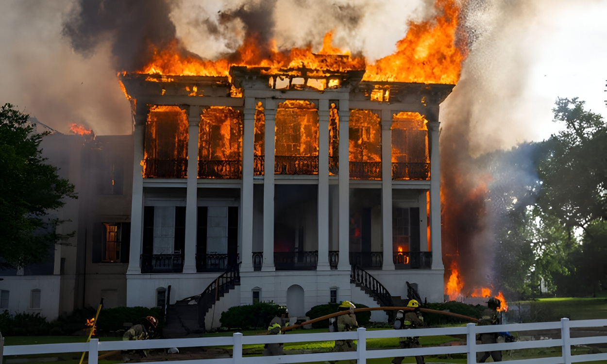 Historic Nottoway Plantation goes up in flames. What We know about the massive fire