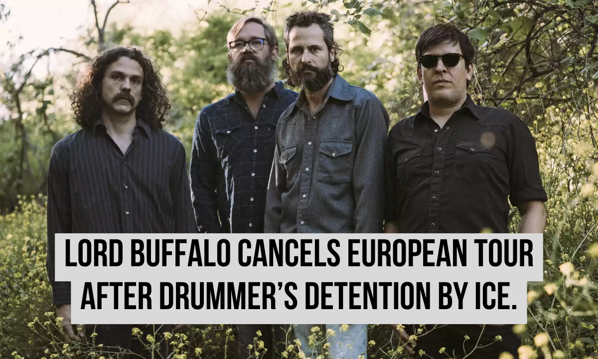 Tour cancelled: Lord Buffalo forced to cancel its European tour after drummer was taken by ICE