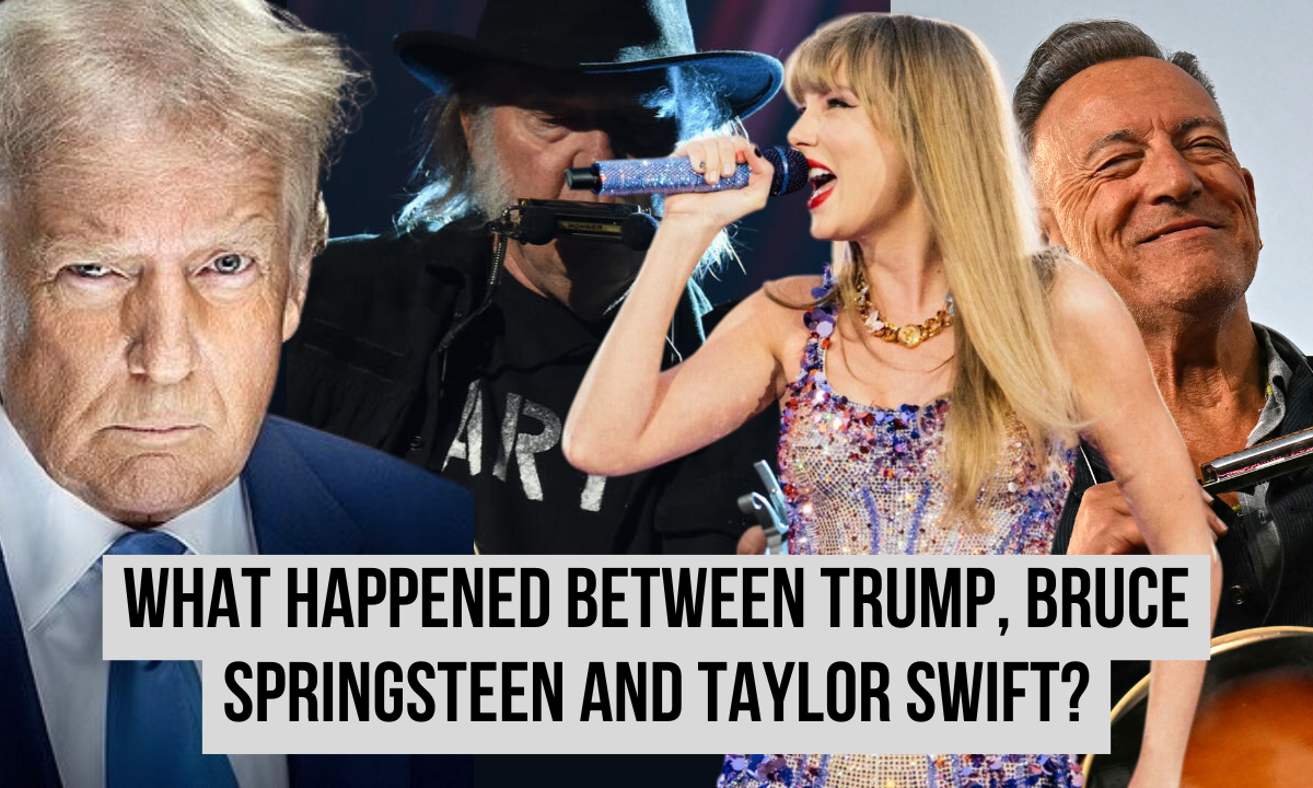 Neil Young fires back at Trump: “I am not scared of you” in support of Bruce Springsteen and Taylor Swift