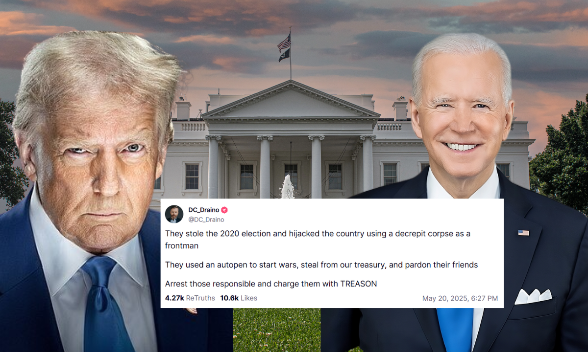 Trump shares post calling Biden a 'decrepit corpse' in social media following cancer diagnosis