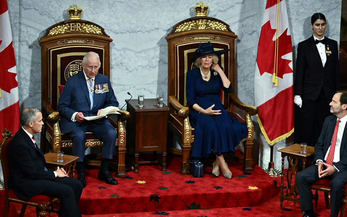 King Charles in Canada about Trump's annexation threats: Is a "critical moment"