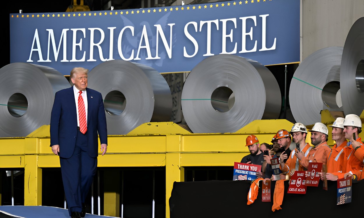 Donald Trump confirms US Steel tariffs increase from 25% to 50%