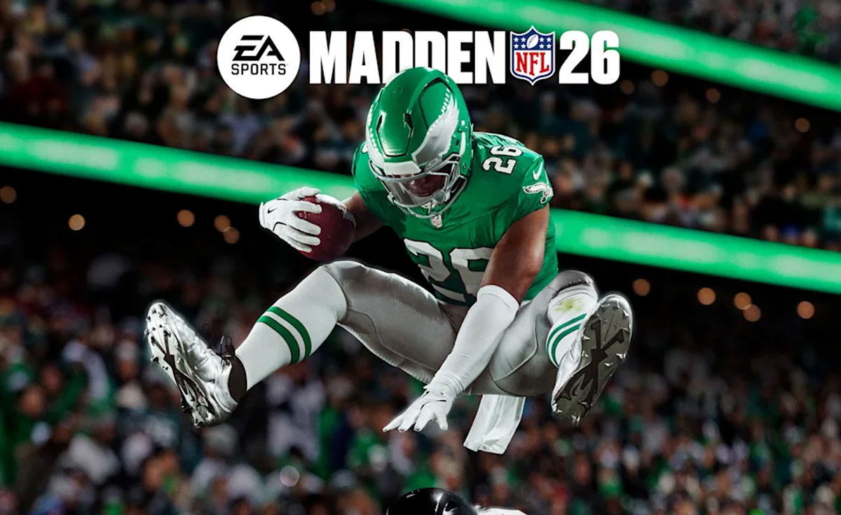 Madden 26 new cover shows iconic play of the Eagles RB Saquon Barkley