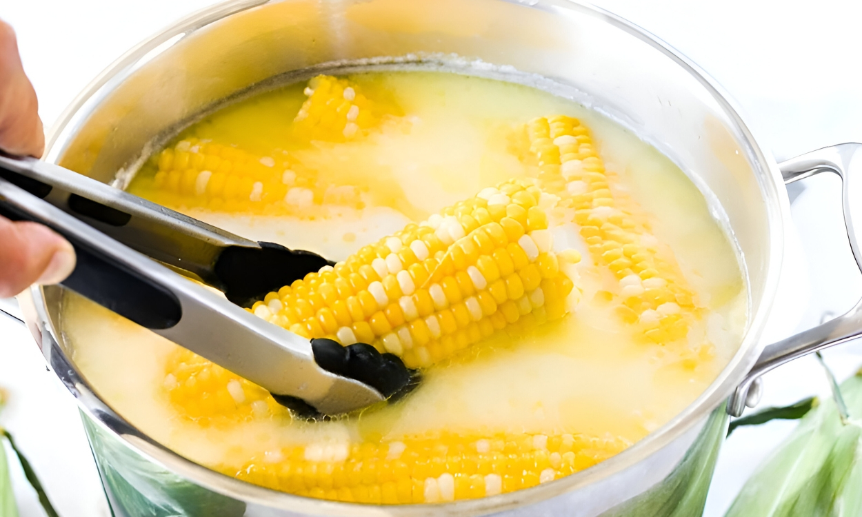 Discover the southern secret to perfect Corn on the Cob: Milk and Butter simmering