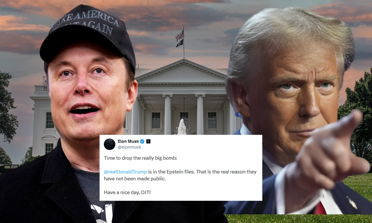 Elon Musk claims Donald Trump is in the Epstein files