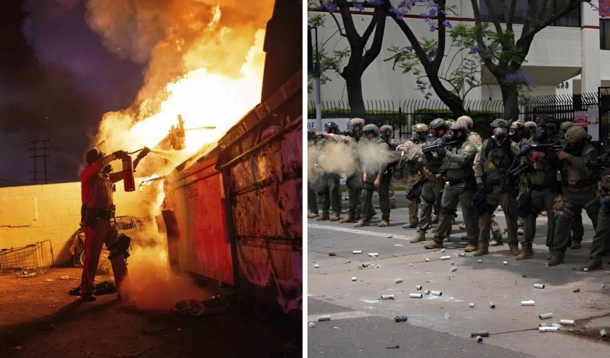 Immigration protests in Los Angeles: Trump deploys the National Guard after violent clashes