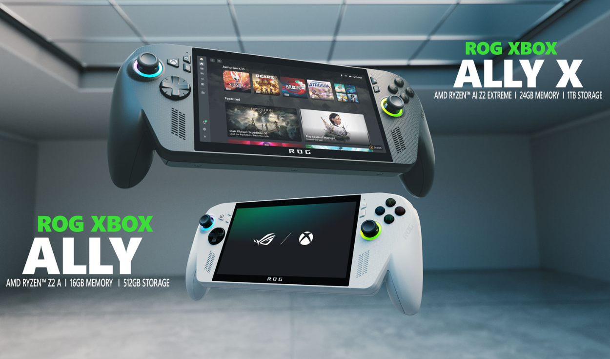 Xbox unveils ROG Ally handhelds with AMD power, native Xbox app, and up to 1TB storage
