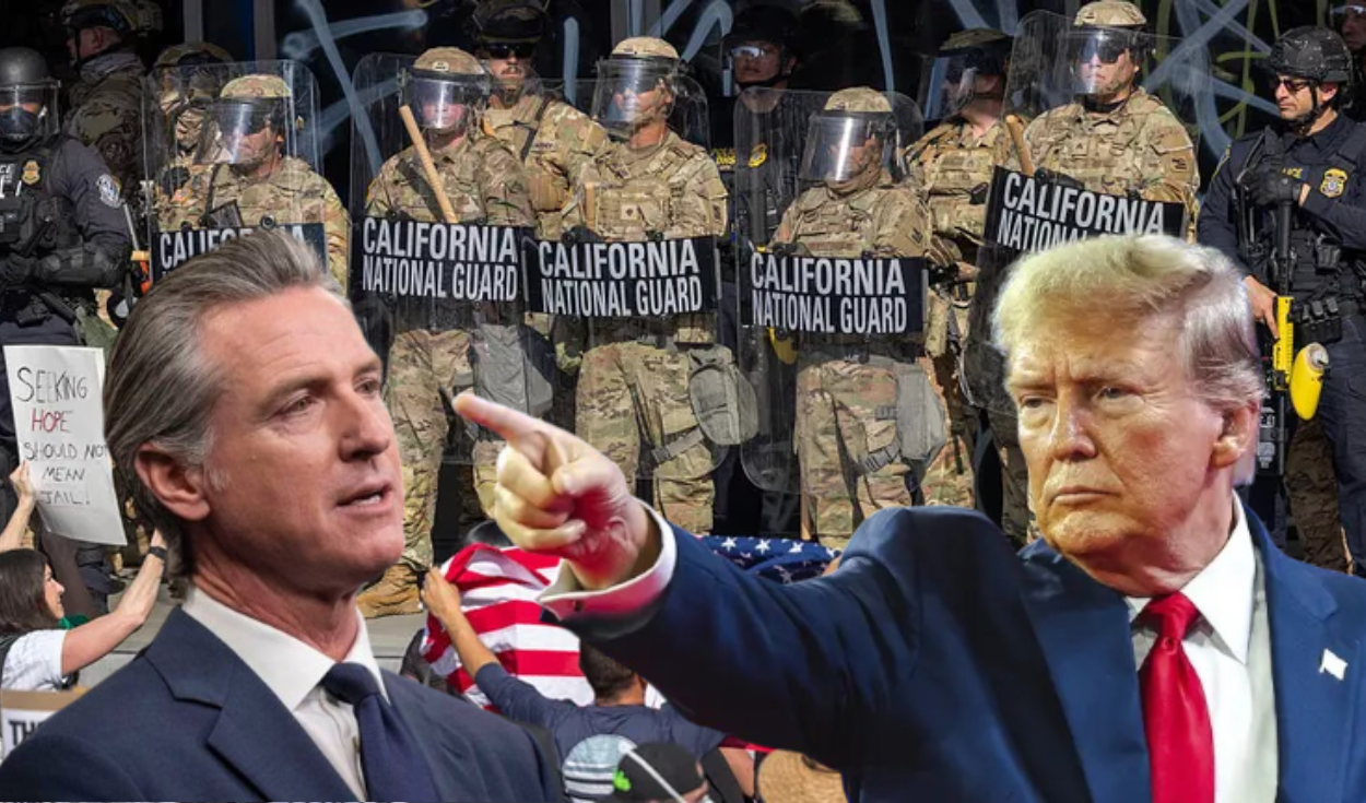 Protests in Los Angeles: Trump sends National Guard as police enforce curfew