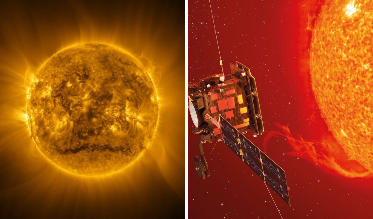 Solar Orbiter captures first-ever images of the sun’s south pole, revealing magnetic turbulence