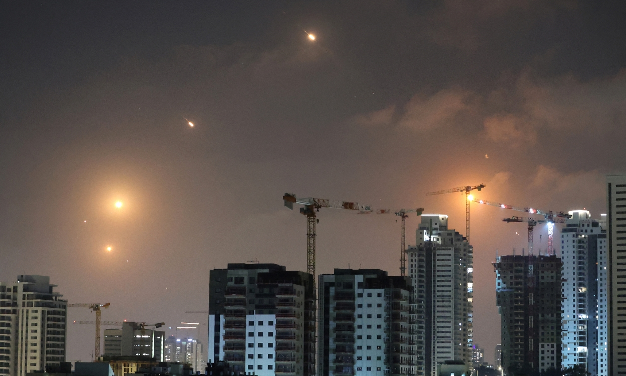 Iran produced a ballistic missile counterattack towards Israel