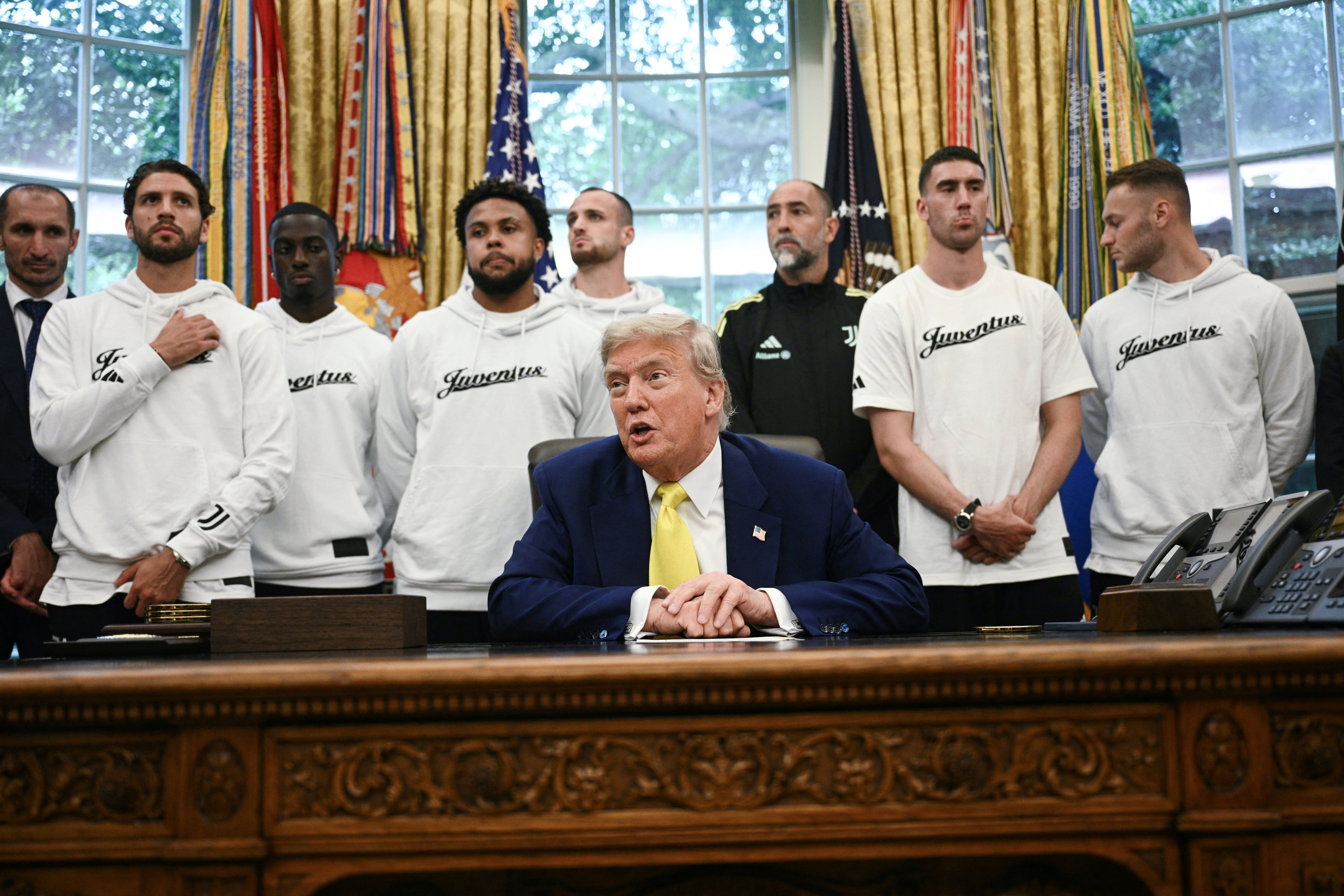 Juventus FC meets Donald Trump: discussion shifts to Trans rights and the Iran-Israel conflict