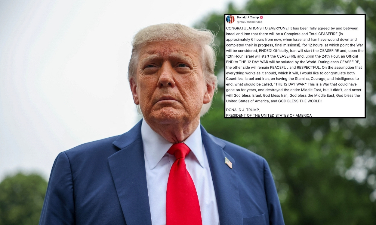 Trump announces “complete and total” Israel‑Iran ceasefire after Middle East escalation